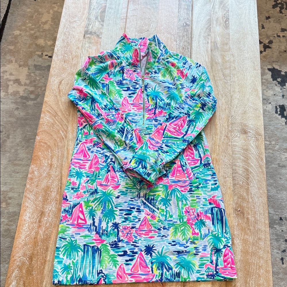Lilly Pulitzer Multicolor Tropical Print Dress